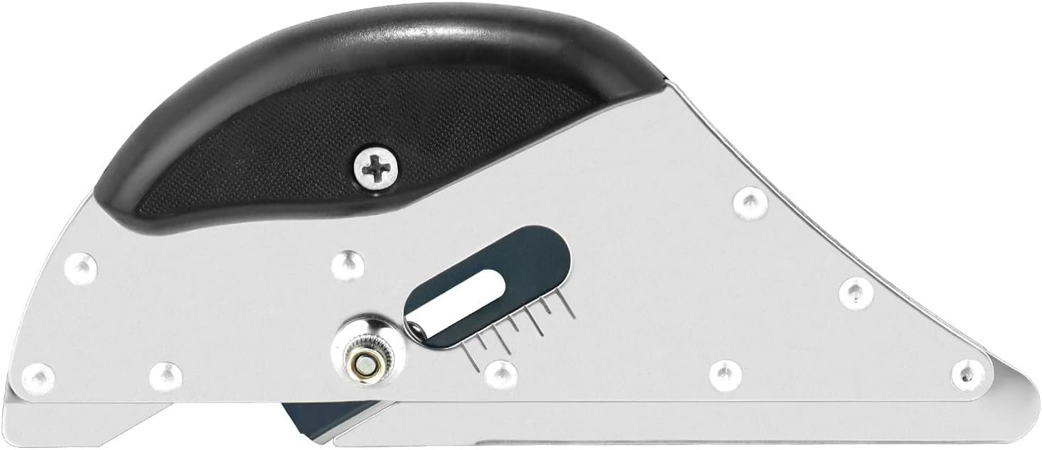 QWORK Carpet Cutter, Carpet Loop Pile Cutter, Manual Carpets Seam Trimmer, Steel, 1 Pack