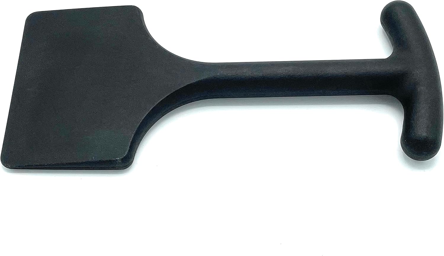 CCA Black plastic carpet tucking bolster chisel tool. Wide 90mm smooth head used for carpet laying and fitting | Ergonomic curved handle for comfort; ideal for delicate surfaces, floor coverings, edge smoothing and easy tucking.